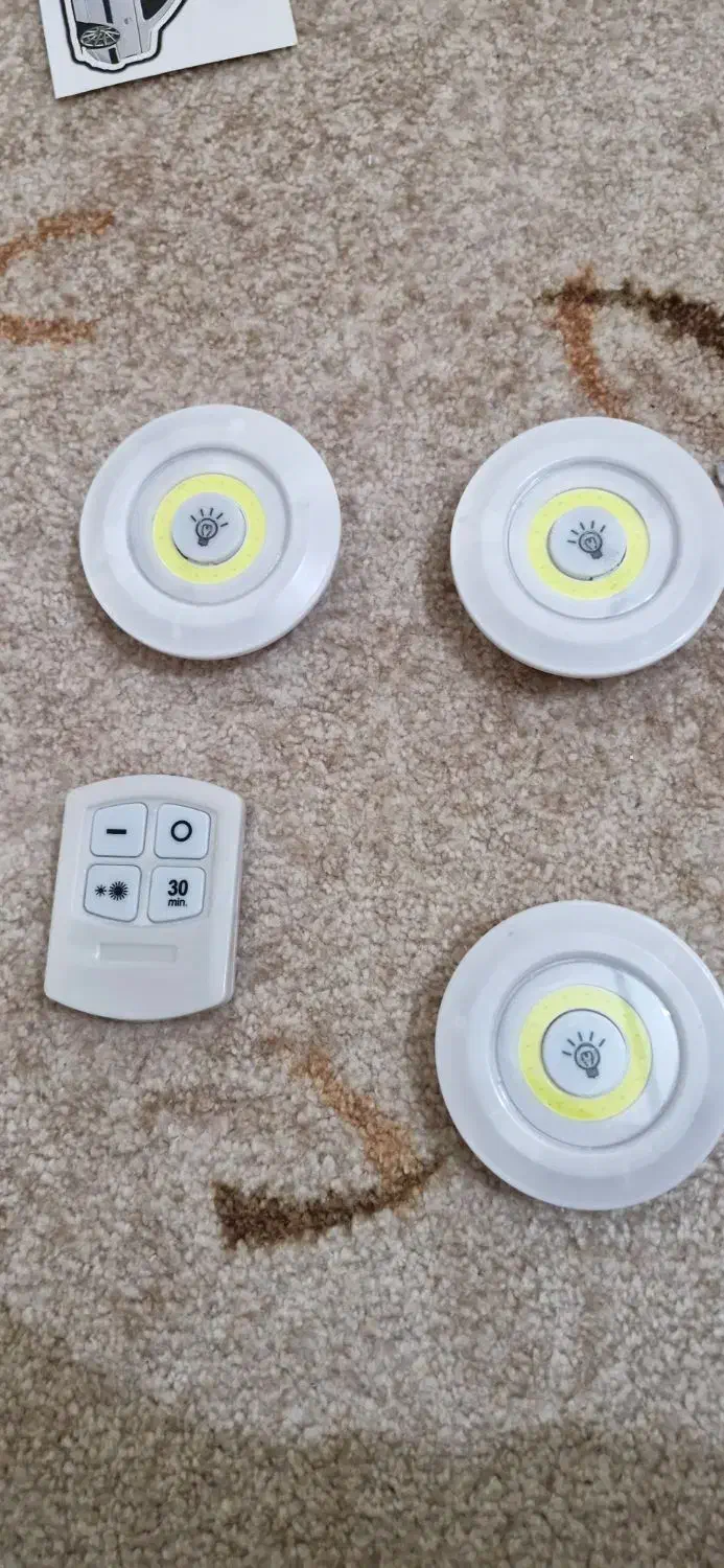 چراغ ریموت باتری خور|چراغ خواب و آباژور|برازجان, |دیوار