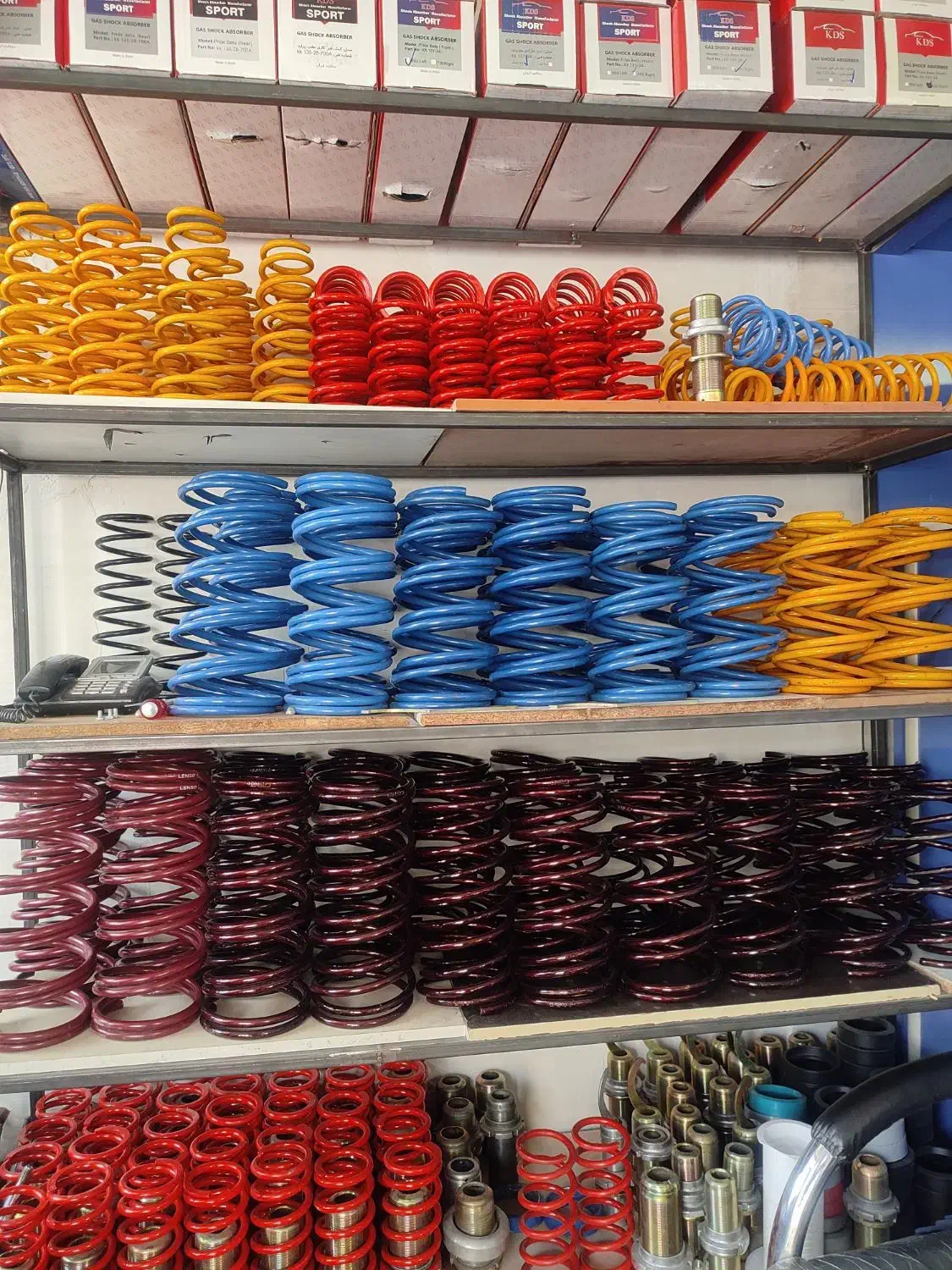 فنرلنزو رگلاژی کمک فنر اسپرت KDS پراید تیبا پژو|قطعات یدکی و لوازم جانبی|مشهد, گاز|دیوار