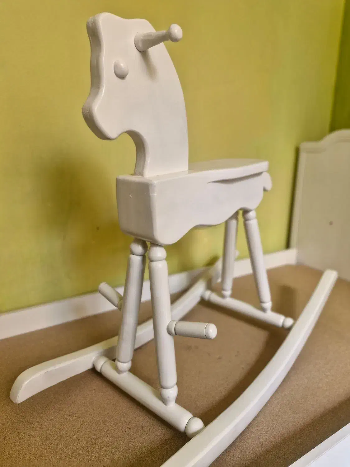 راکر اسب سفید|اسباب‌بازی بچه|کرج, شهرک بنفشه|دیوار