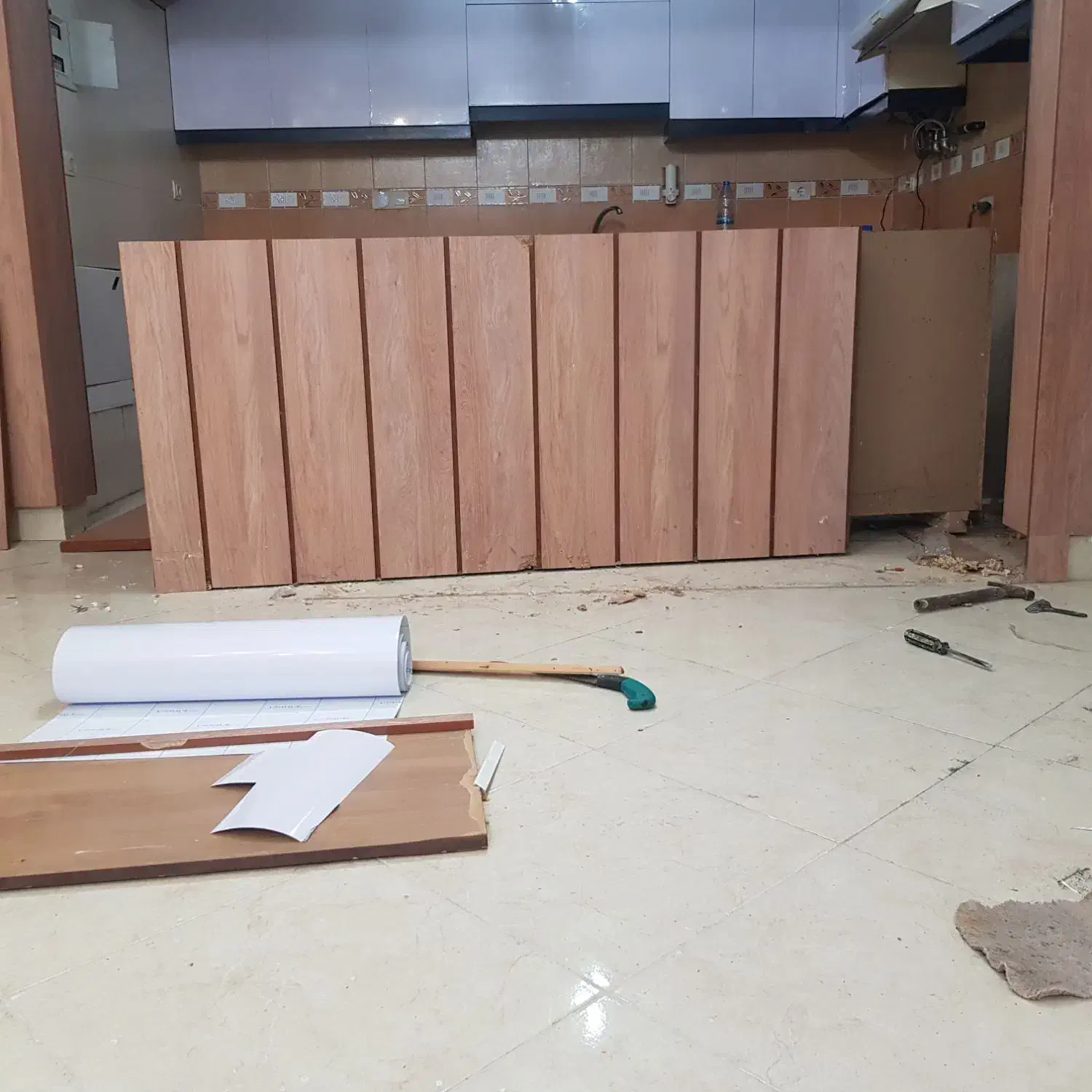 کابینت فقط ( اوپن یا جزیره)|مصالح و تجهیزات ساختمان|مشهد, نیروی هوایی|دیوار