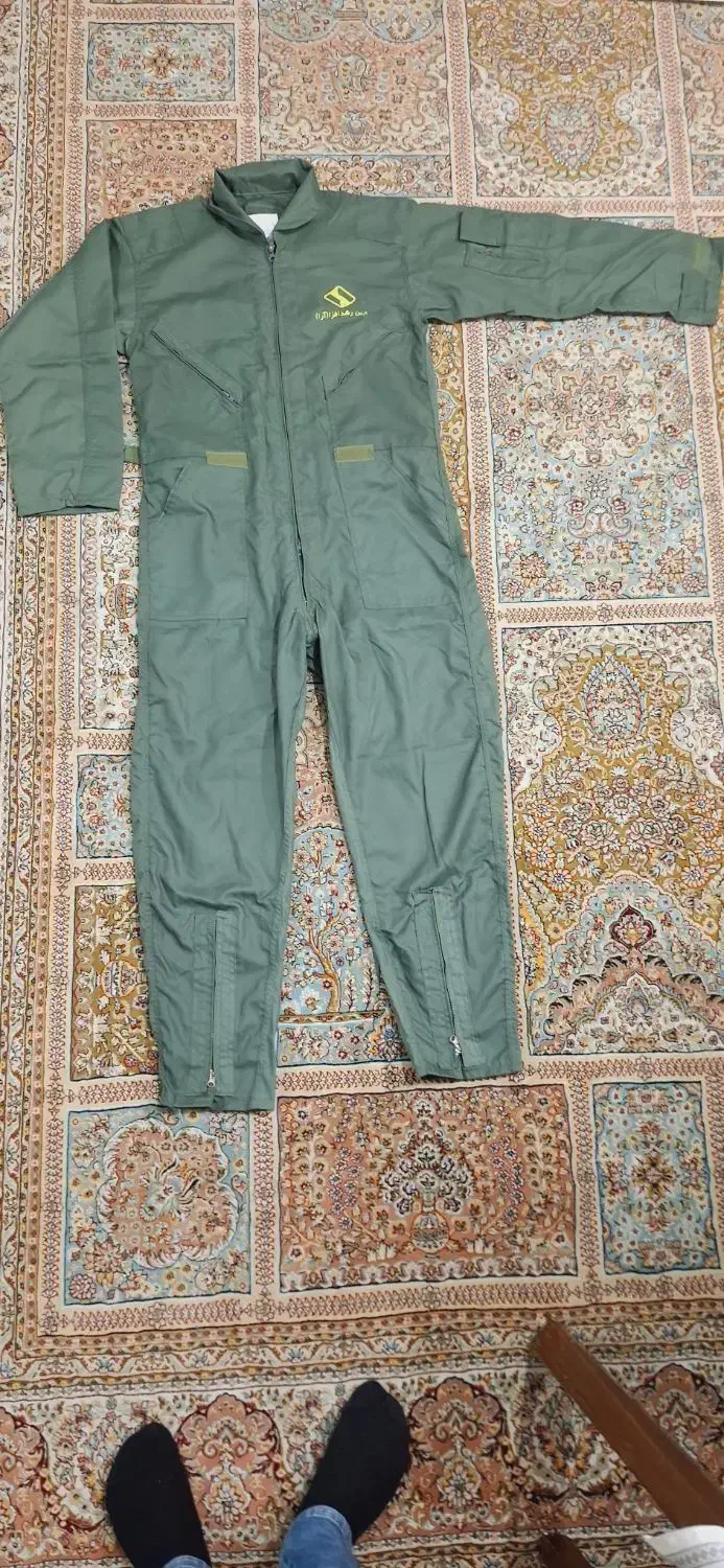 لباس کار سرهمی خلبانی سبز|لباس|گنبد کاووس, |دیوار