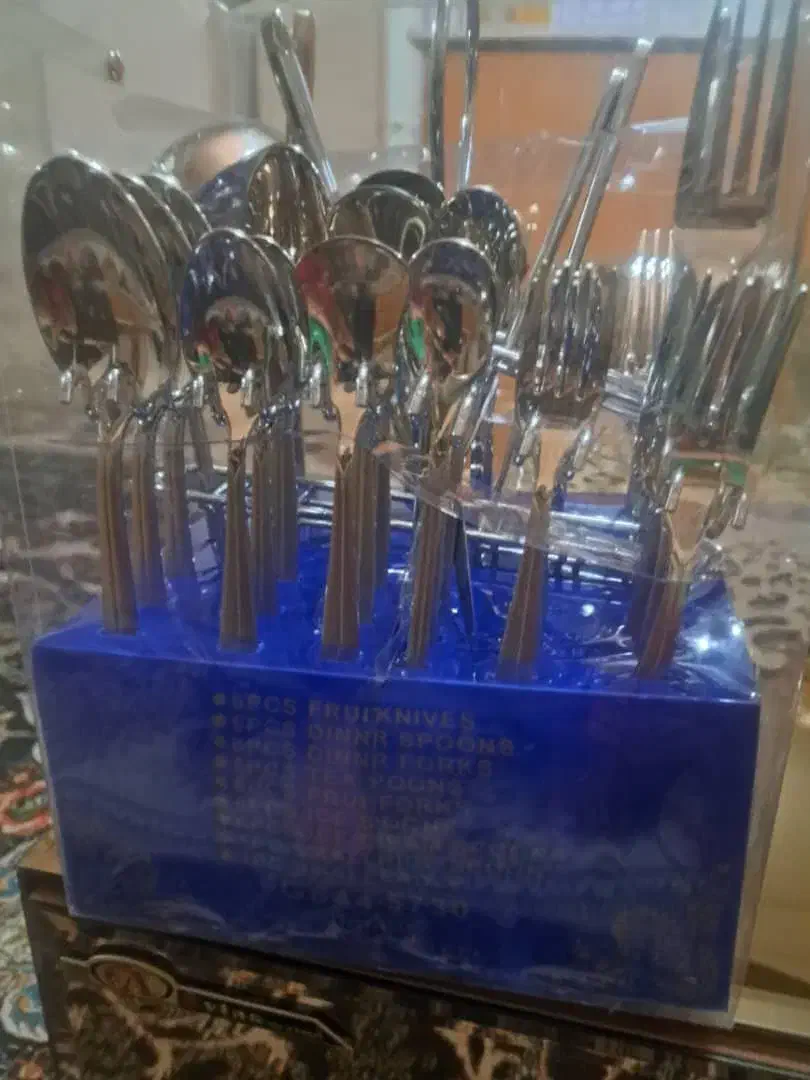 قاشق و چنگال ۶ نفره|ظروف سرو و پذیرایی|شاهینشهر, مسکن مهر|دیوار