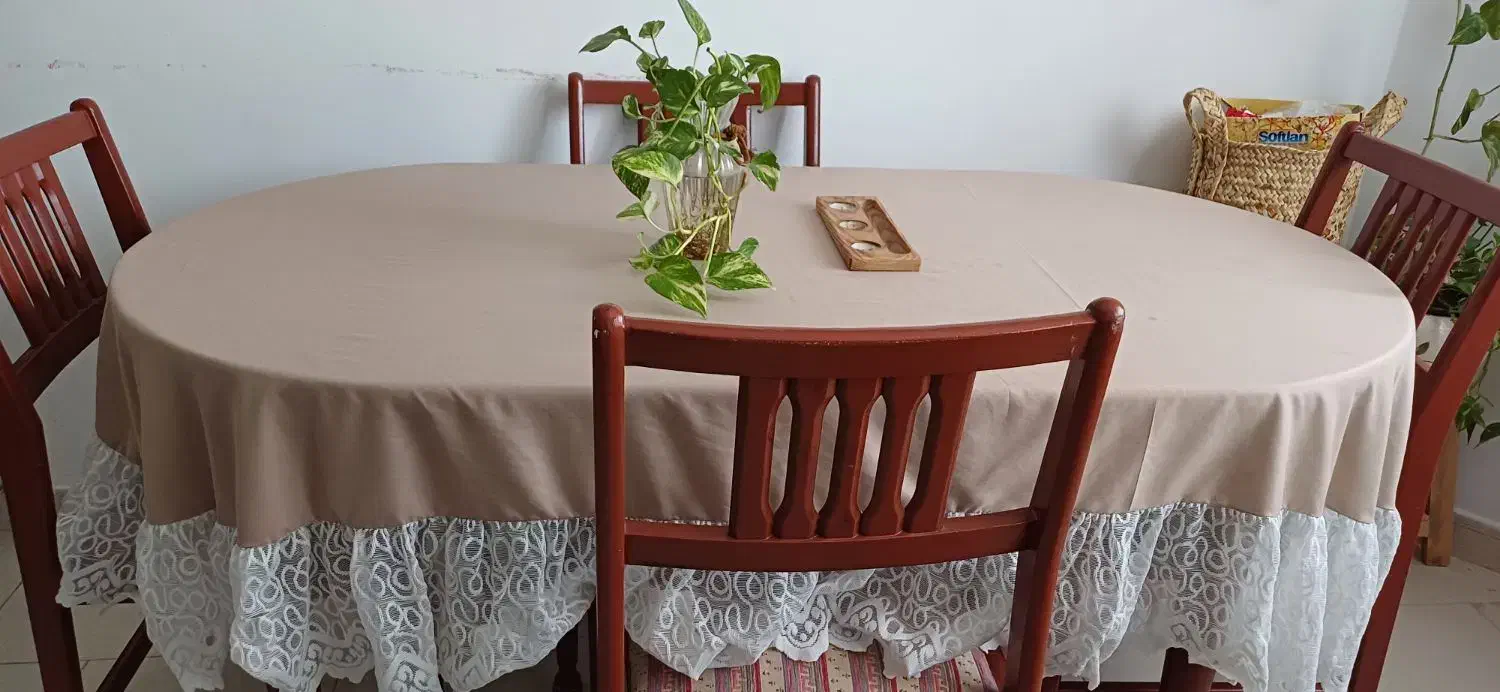 میز غذاخوری چهارنفره|میز و صندلی غذاخوری|چالوس, |دیوار