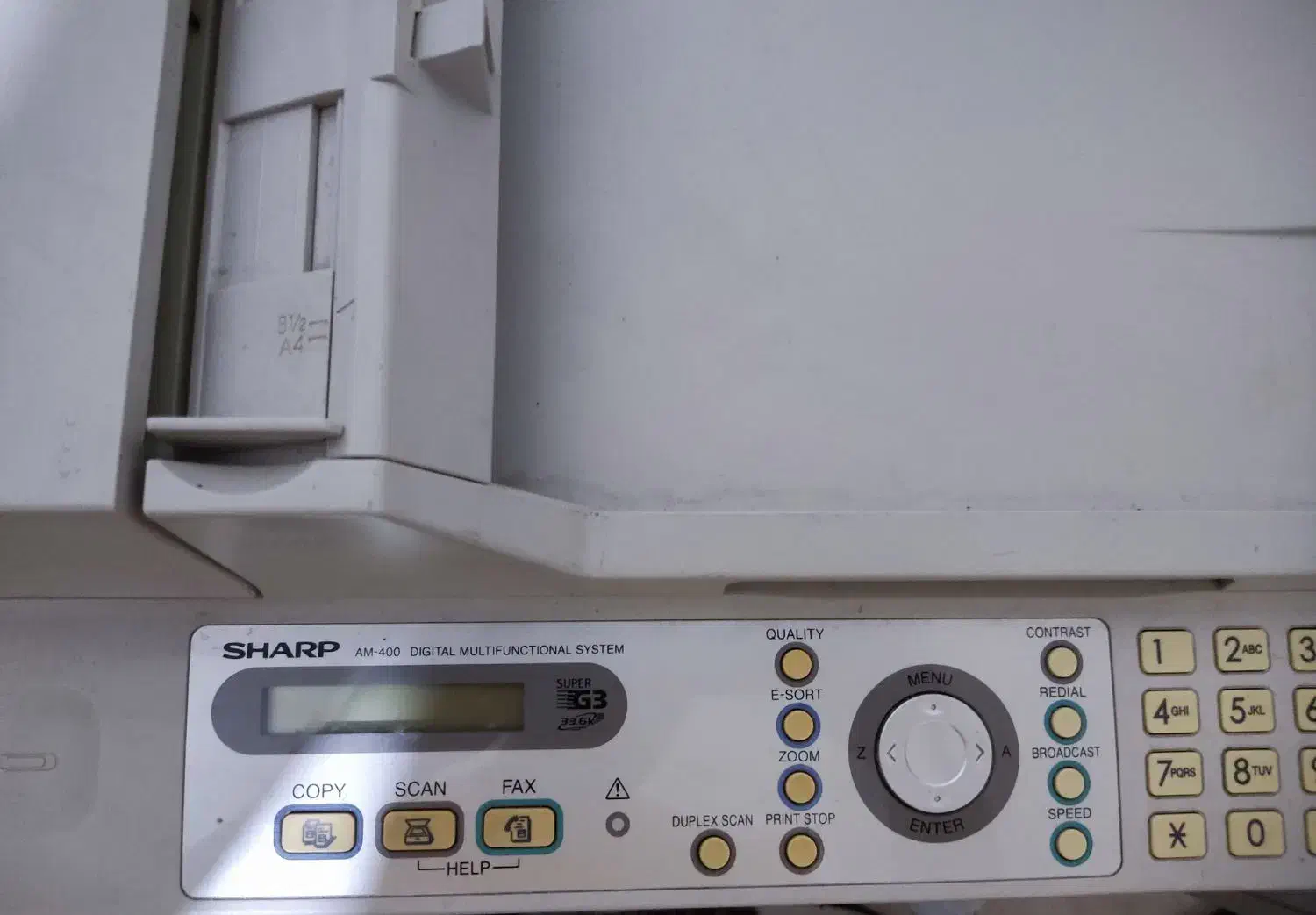 پرینتر sharp am400 سه کاره|پرینتر، اسکنر، کپی، فکس|رشت, کاکتوس|دیوار