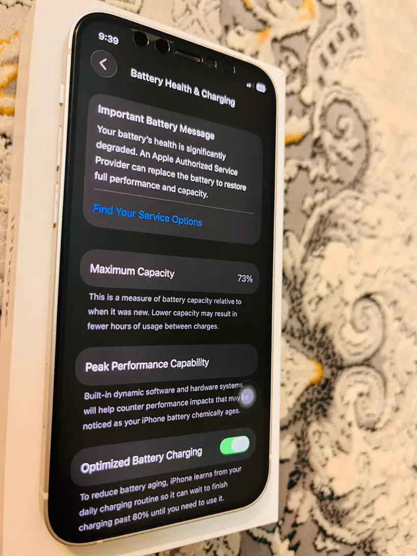 ایفون 12mini لازَروَرَقی|موبایل|نسیم‌شهر, |دیوار