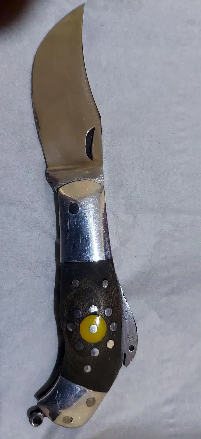 چاقو دنده‌ای نی‌ریز قدیمی|کلکسیون اشیاء عتیقه|کرمان, |دیوار