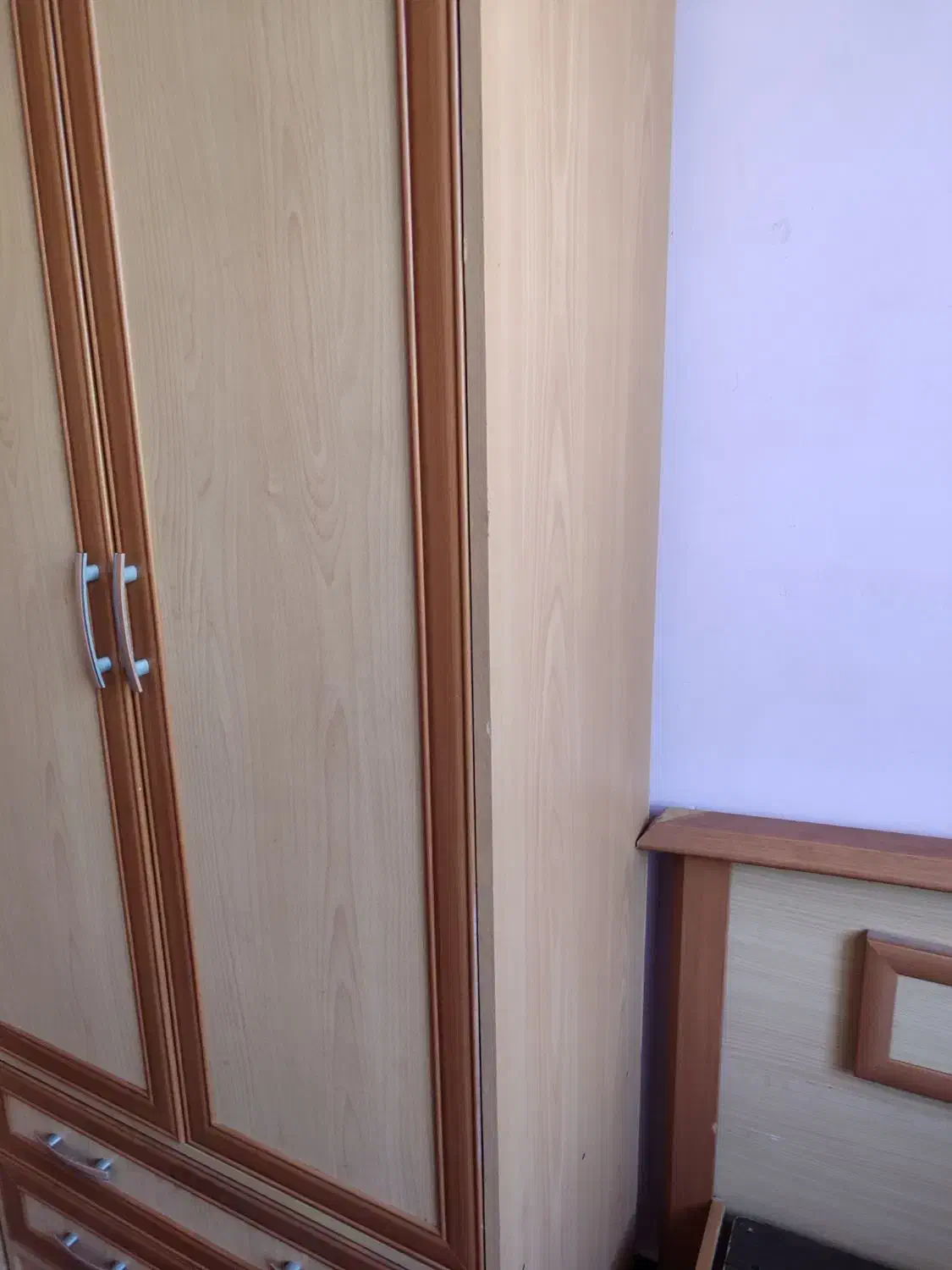 کمد و تخت خواب|جاکفشی، کمد، دراور|شیراز, زند|دیوار