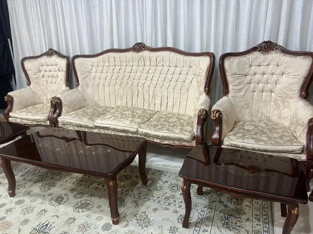 مبلمان سلطنتی چوب راش|مبلمان خانگی و میز عسلی|مشهد, فرهنگ|دیوار