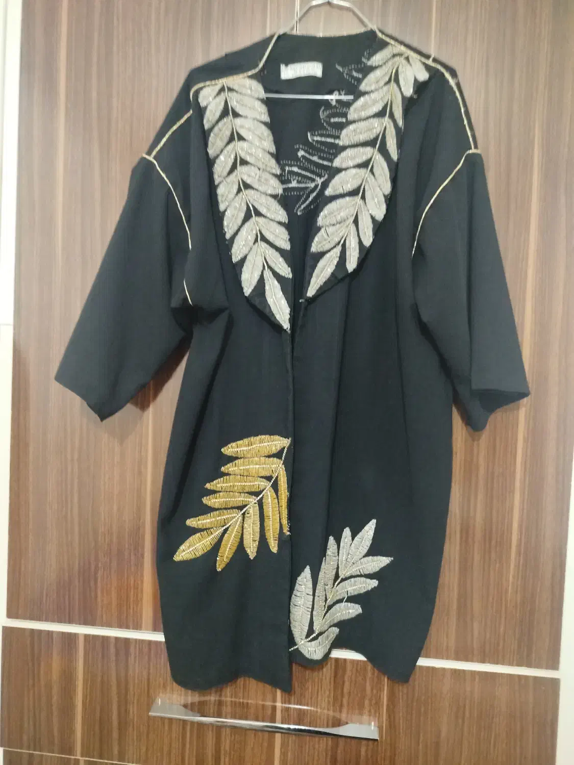 مانتو مجلسی در حد نو فول ملیله خیلی زیبا|لباس|جوانرود, |دیوار