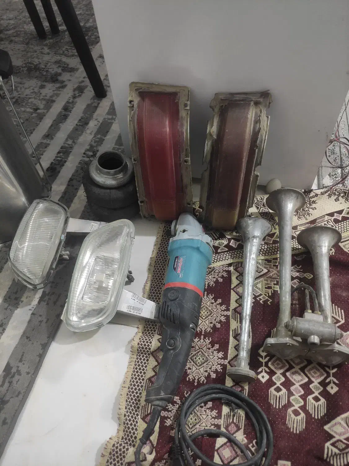 خطرعقب شکاری.بوق بادی.دستکاه پولش بالن دوقولو|قطعات یدکی و لوازم جانبی|مشهد, نوید|دیوار