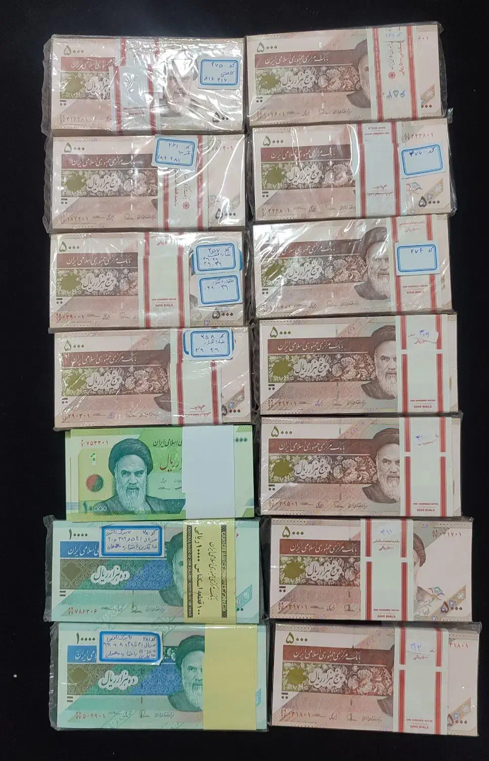 بسته اسکناس سریالی|کلکسیون سکه، تمبر، اسکناس|قم, انصار‌الحسین|دیوار