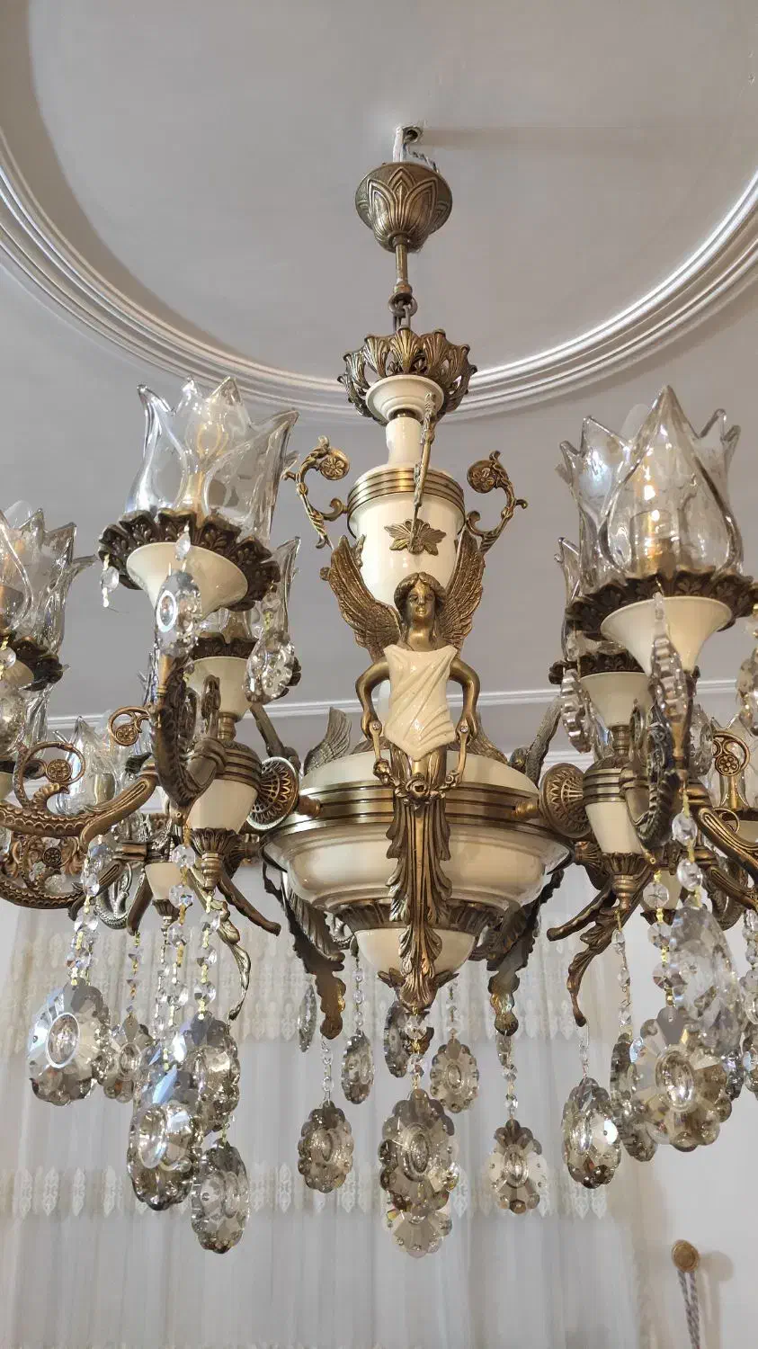 لوستر کلاسیک|لوستر و چراغ آویز|کرمان, |دیوار