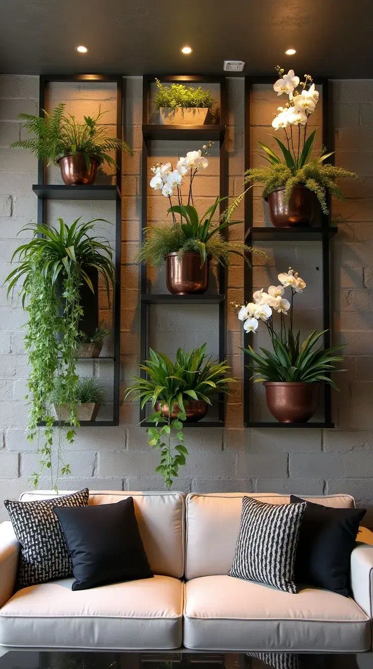 استند گل|گل و گیاه طبیعی|پیر بکران, |دیوار