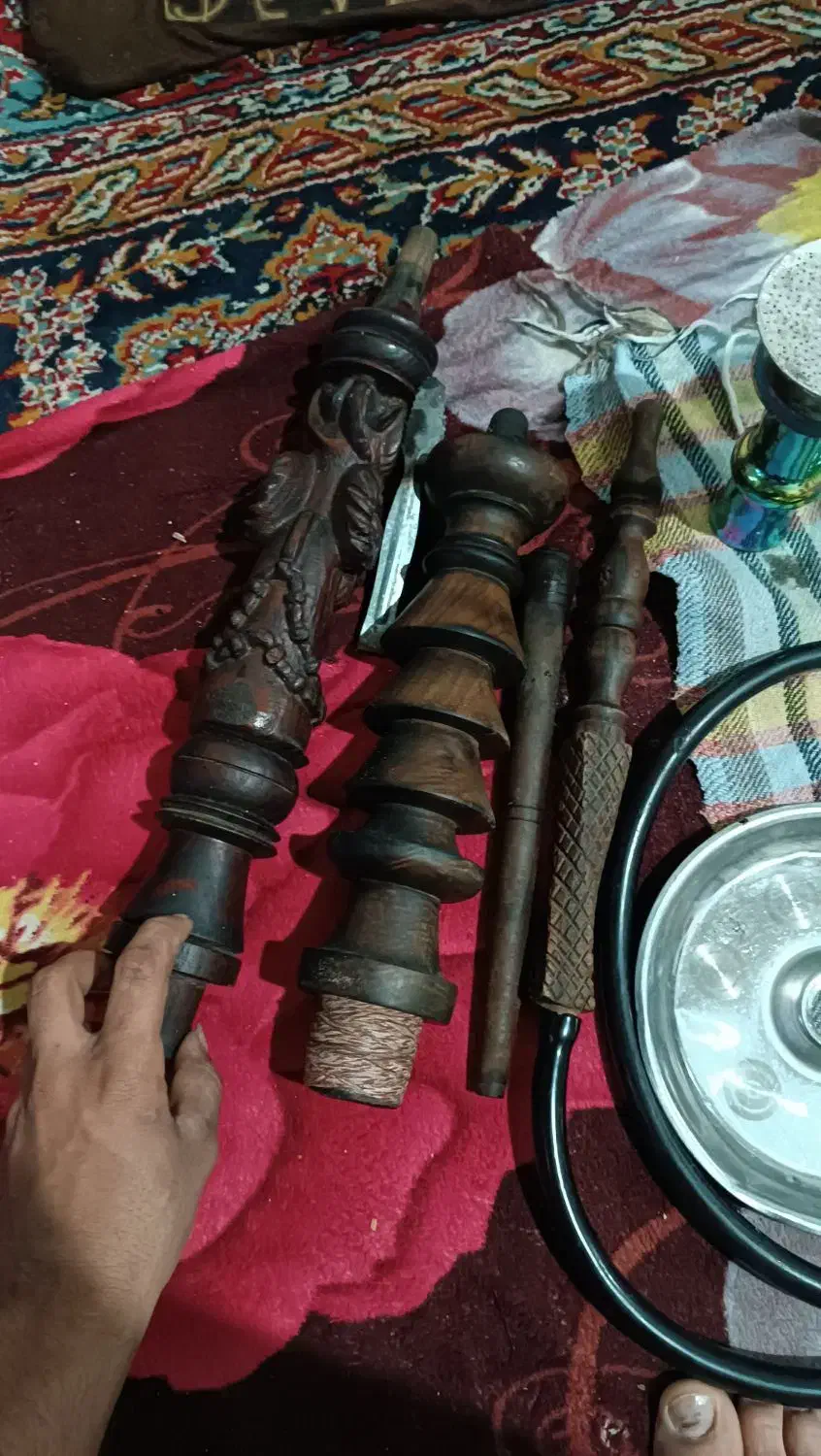 قلیان دو سیب تنه قدیمی(7 سال)|صنایع دستی و سایر لوازم تزئینی|مینودشت, |دیوار