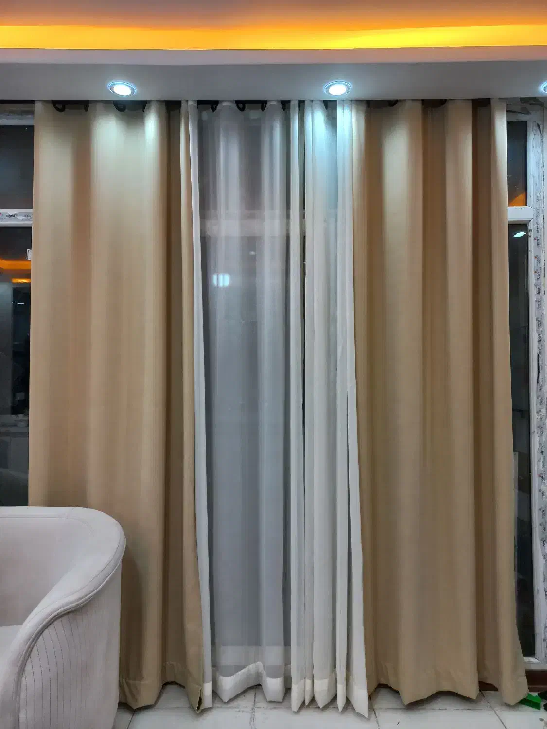 پرده|پرده، رانر، رومیزی|فولادشهر, مسکن مهر فولادشهر|دیوار