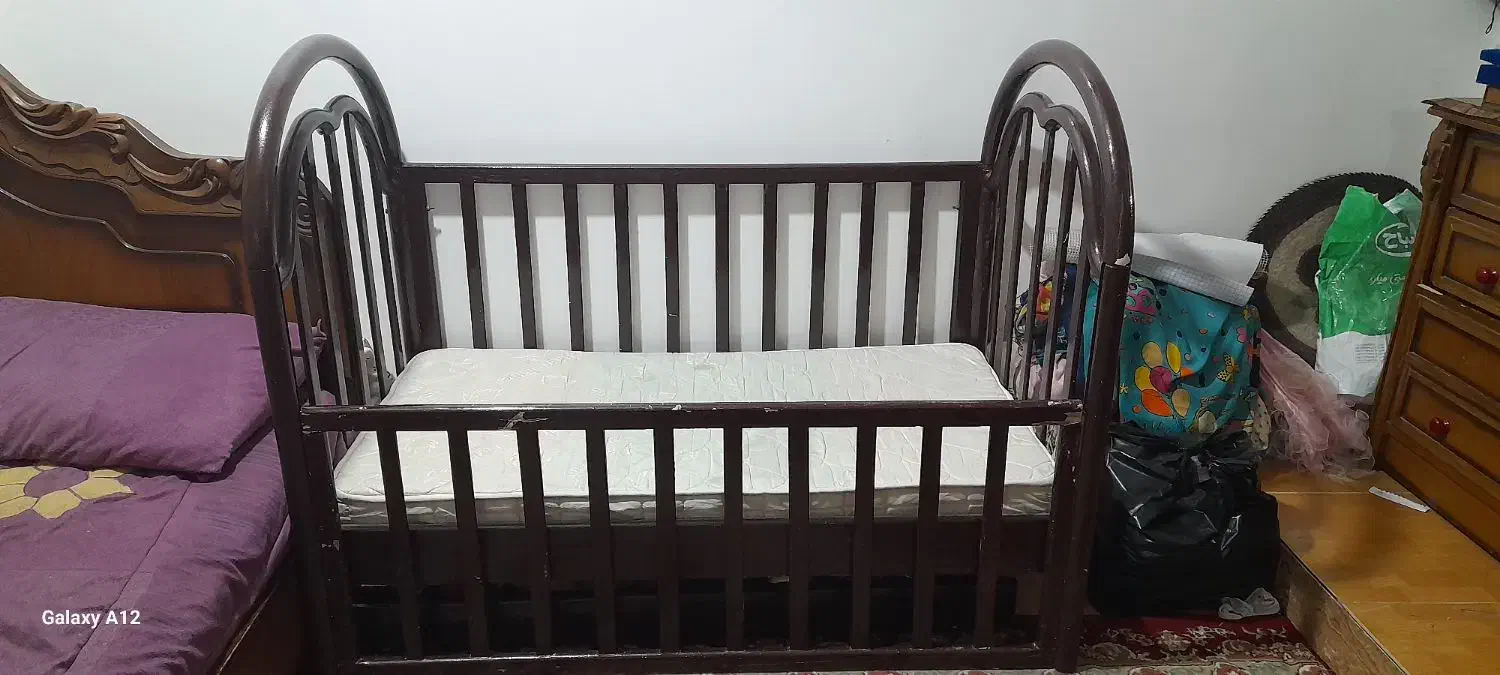 تخت دو نفره وتخت بچه با تشک|تشک تختخواب|گنبد کاووس, |دیوار