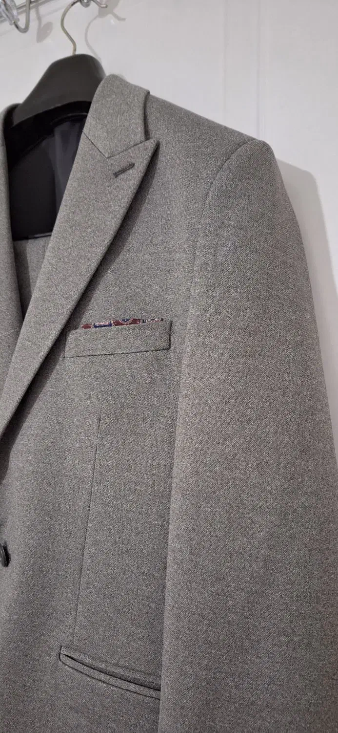 کت وشلوار طوسی خوش دوخت سایز ۵۰|لباس|رشت, توشیبا|دیوار