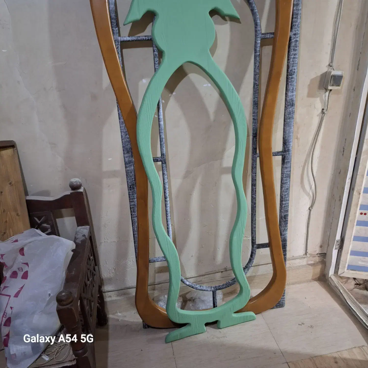 قاب چوبی ایینه عروسکی عمده و تک|آینه|رباط‌کریم, پیغمبر|دیوار