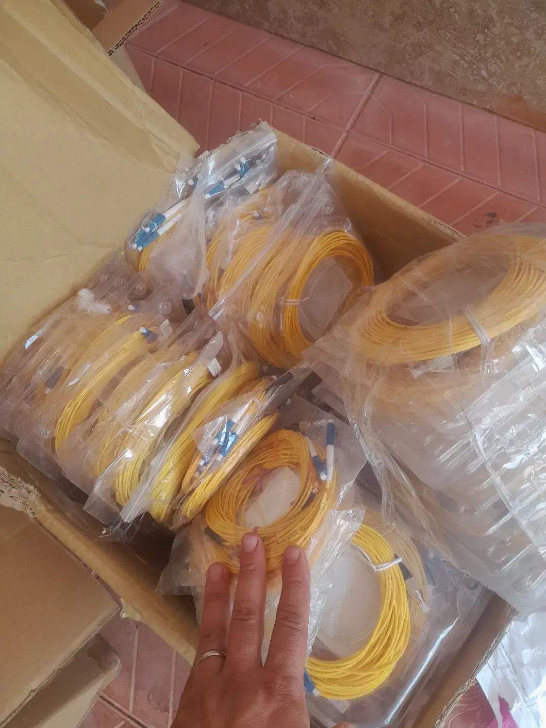 فروش بیش از۶۵۰ پچ کورد فیبر نوری fc to lc نو|مودم و تجهیزات شبکه|بابل, |دیوار