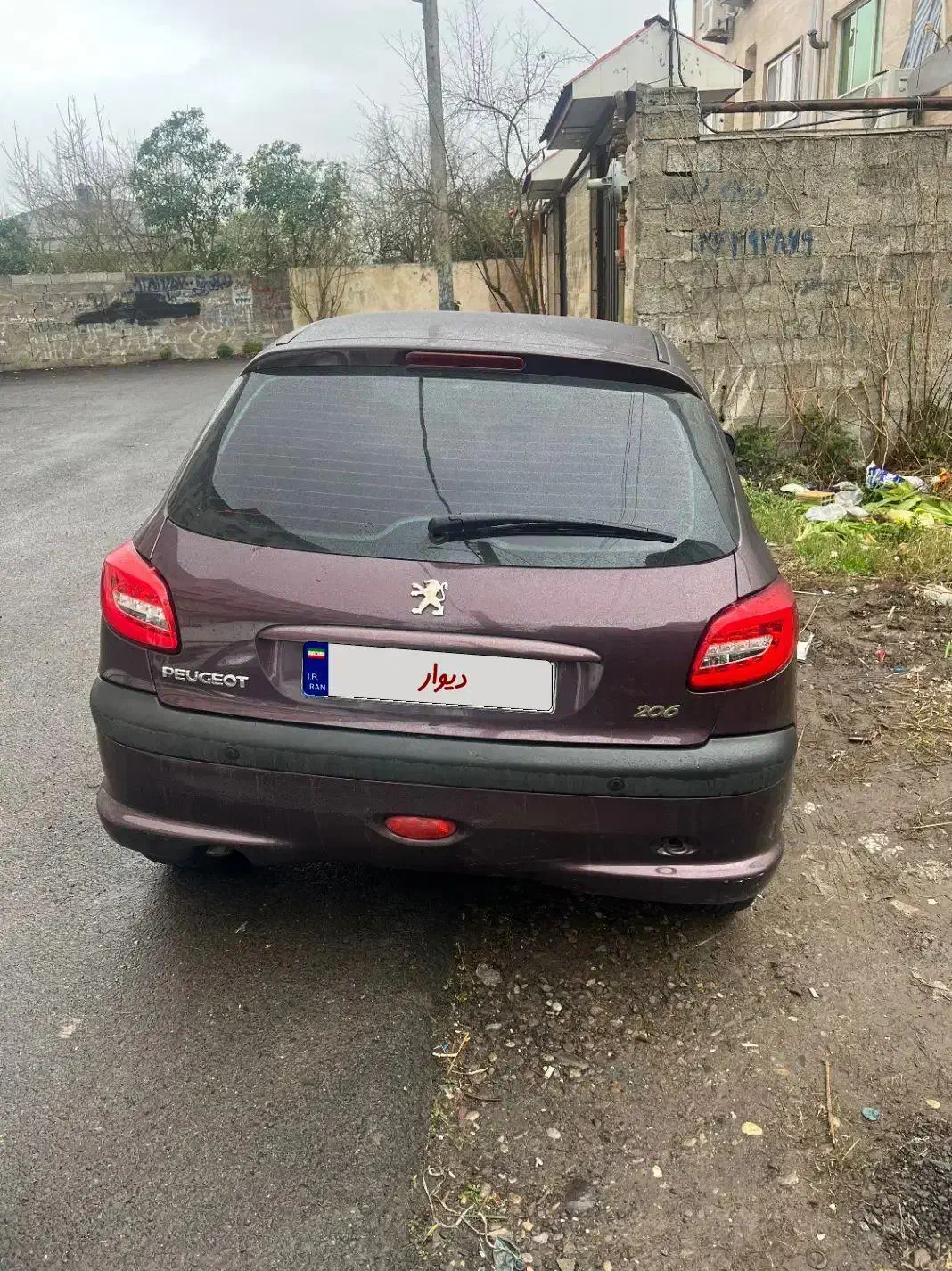 ۲۰۶مدل ۹۴|خودرو سواری و وانت|رشت, گلباغ نماز|دیوار