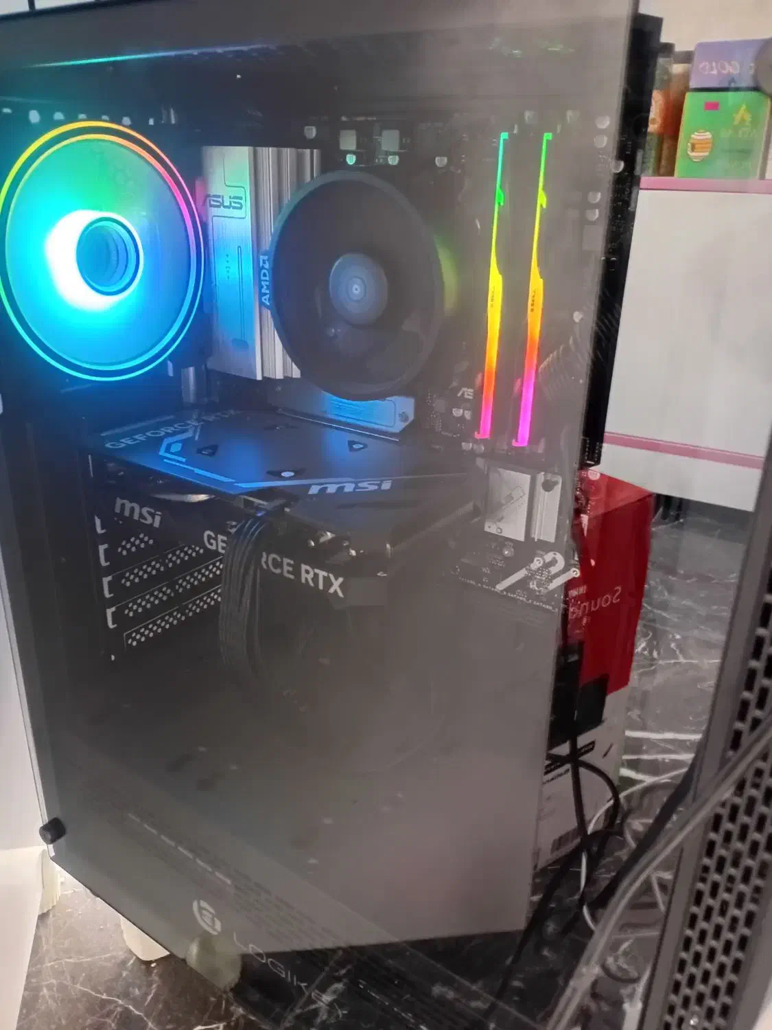 سیستم گیمینگ طراحی فوق حرفه ای|رایانه رومیزی|بومهن, |دیوار