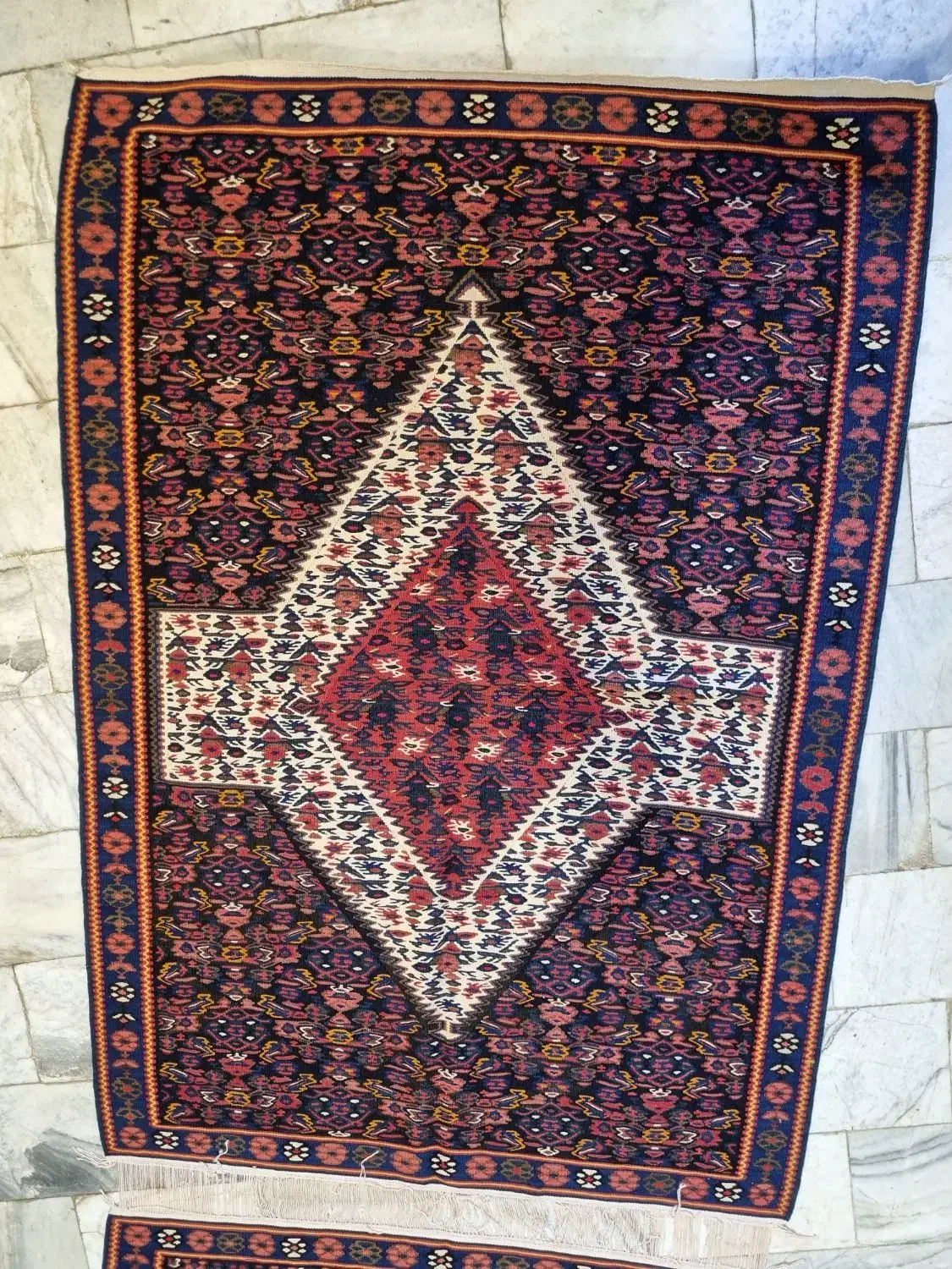 گلیم قدیمی ذرع نیم سنندج|گلیم، جاجیم، گبه|تهران, پاسداران|دیوار