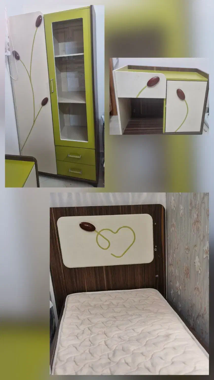 سرویس چوب کودک ونوجوان،از برند ساحل چوبکاملانو|تخت و سرویس خواب|نیشابور, کوی فرهنگیان|دیوار