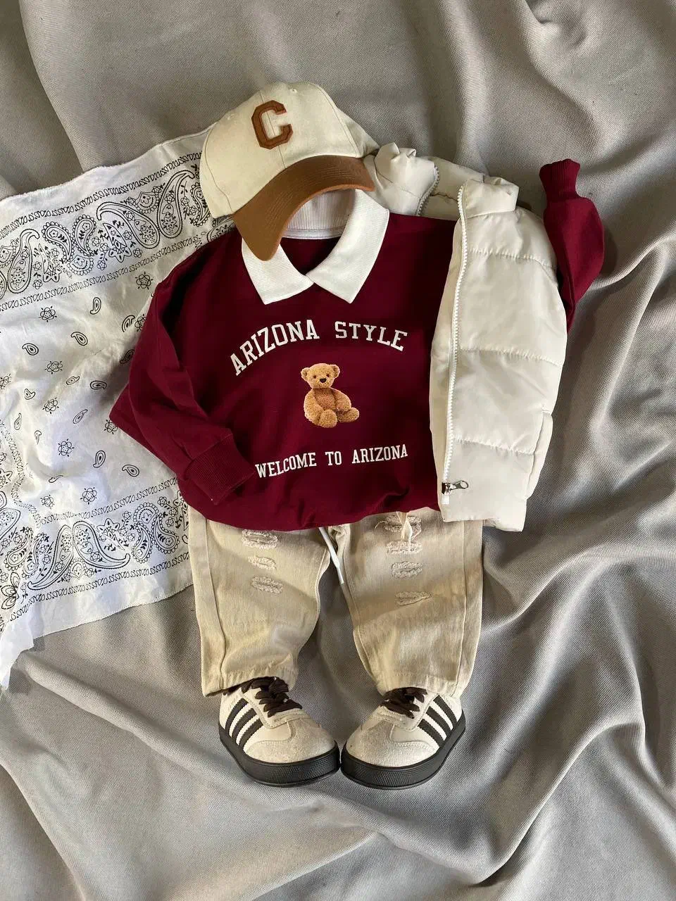 دورس بچگانه زرشکی آریزونا|کفش و لباس بچه|تهران, جردن|دیوار