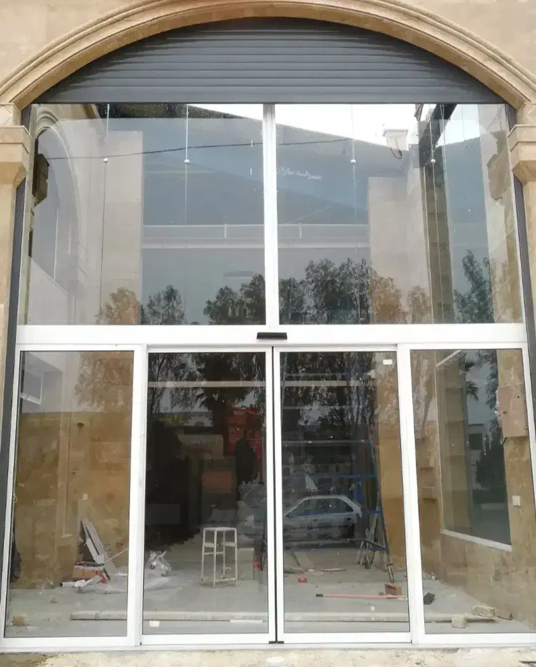 شیشه سکوریت درب برقی|خدمات پیشه و مهارت|شیراز, تاچارا|دیوار