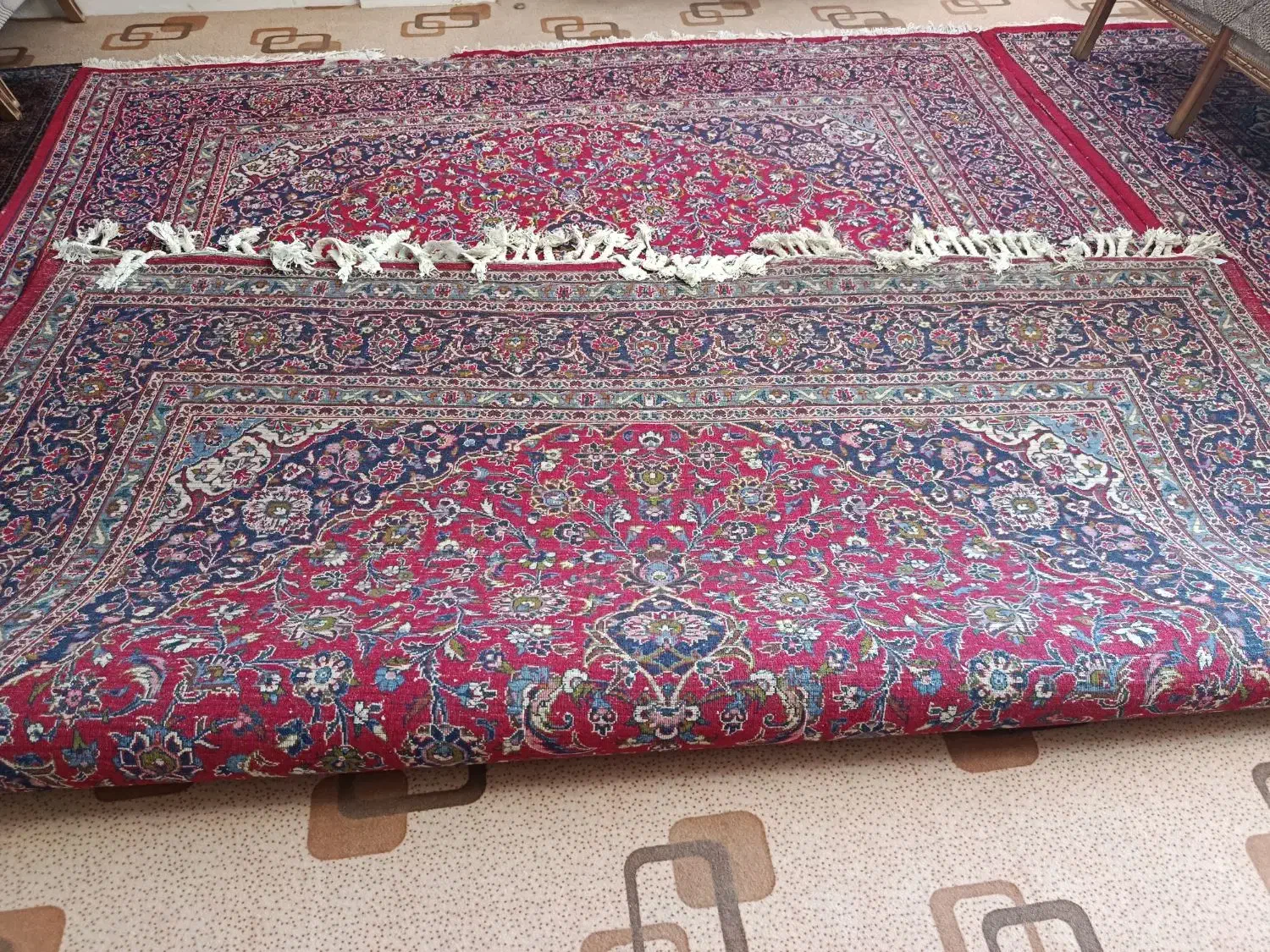 دوتخته فرش ۱۲متری دستبافت|فرش|زنجان, |دیوار
