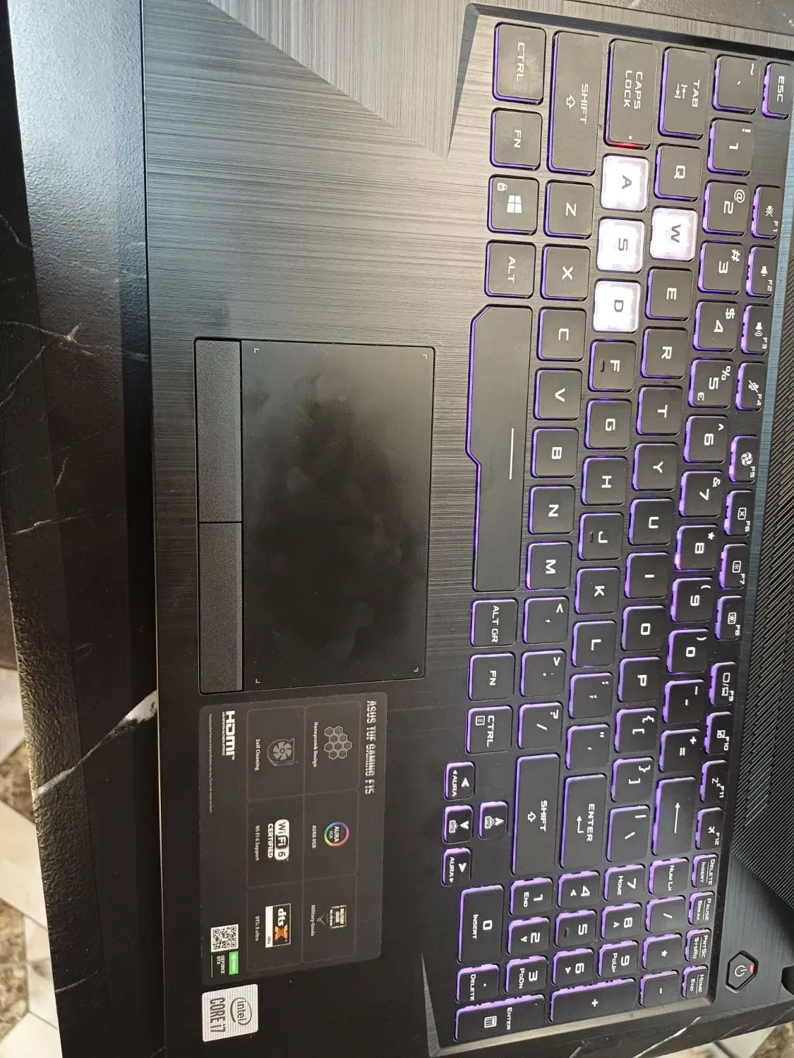 لپ تابasus i7 f15 gaming فوق العاده تمیز|رایانه همراه|قیدار, |دیوار