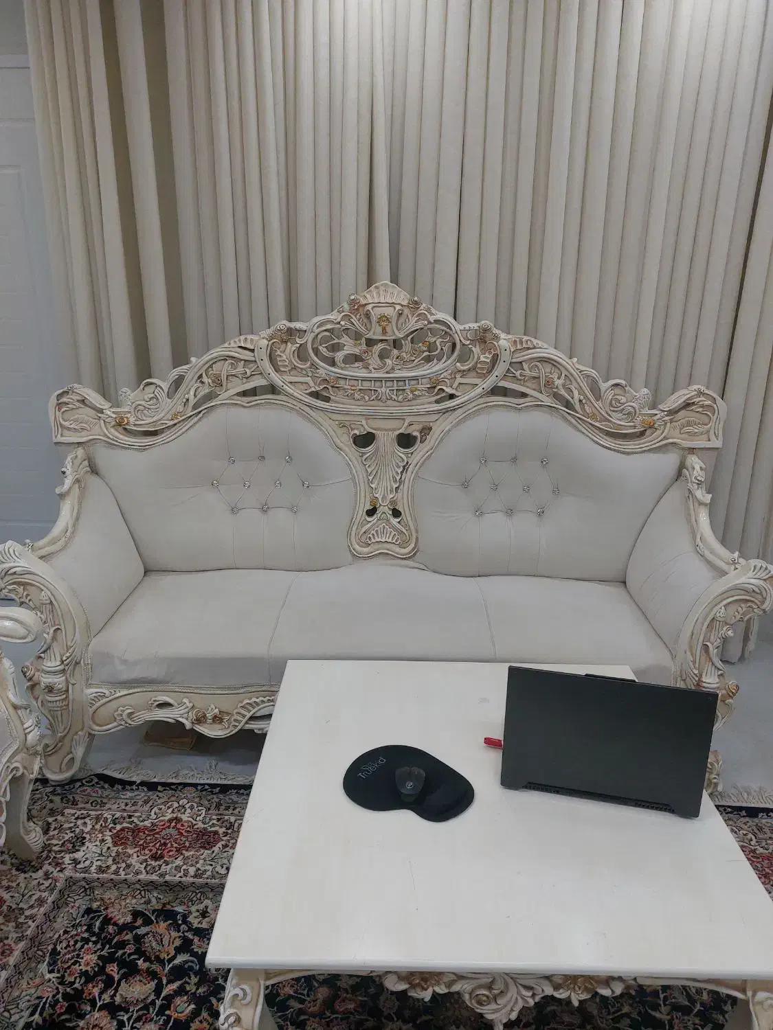 ست مبل سلطنتی|مبلمان خانگی و میز عسلی|نورآباد ممسنی, |دیوار