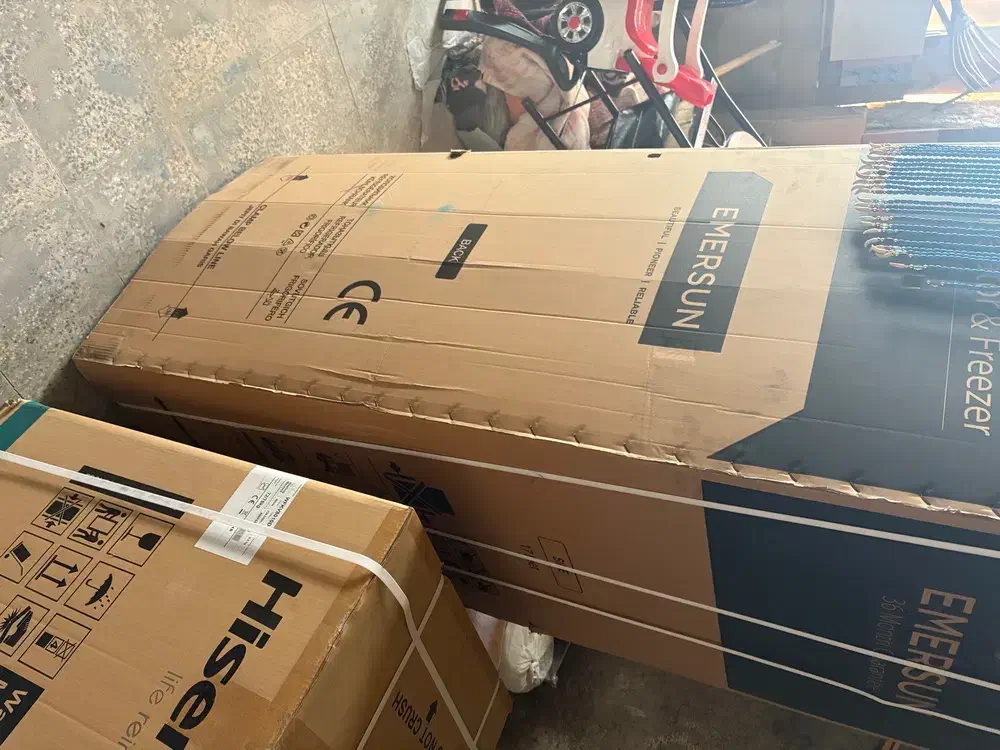 یخچال امرسان و لباسشویی هایسنس|یخچال و فریزر|رومشکان, |دیوار