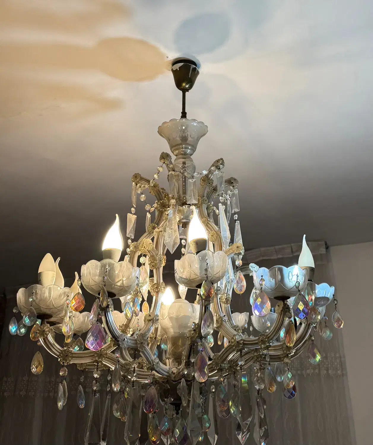 دو عدد لوستر|لوستر و چراغ آویز|تهران, امام زاده حسن|دیوار