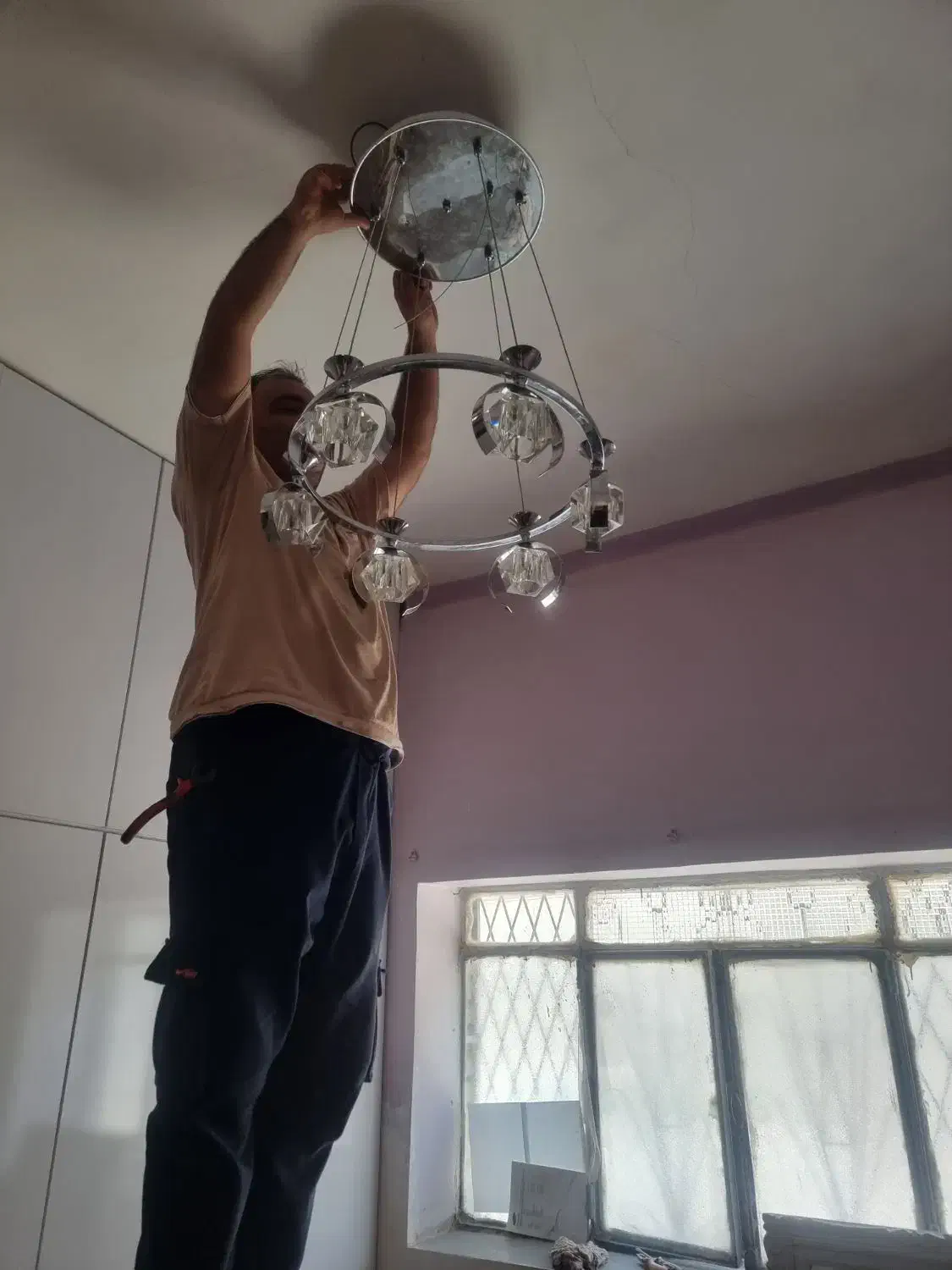 لوستر|لوستر و چراغ آویز|کرمانشاه, |دیوار