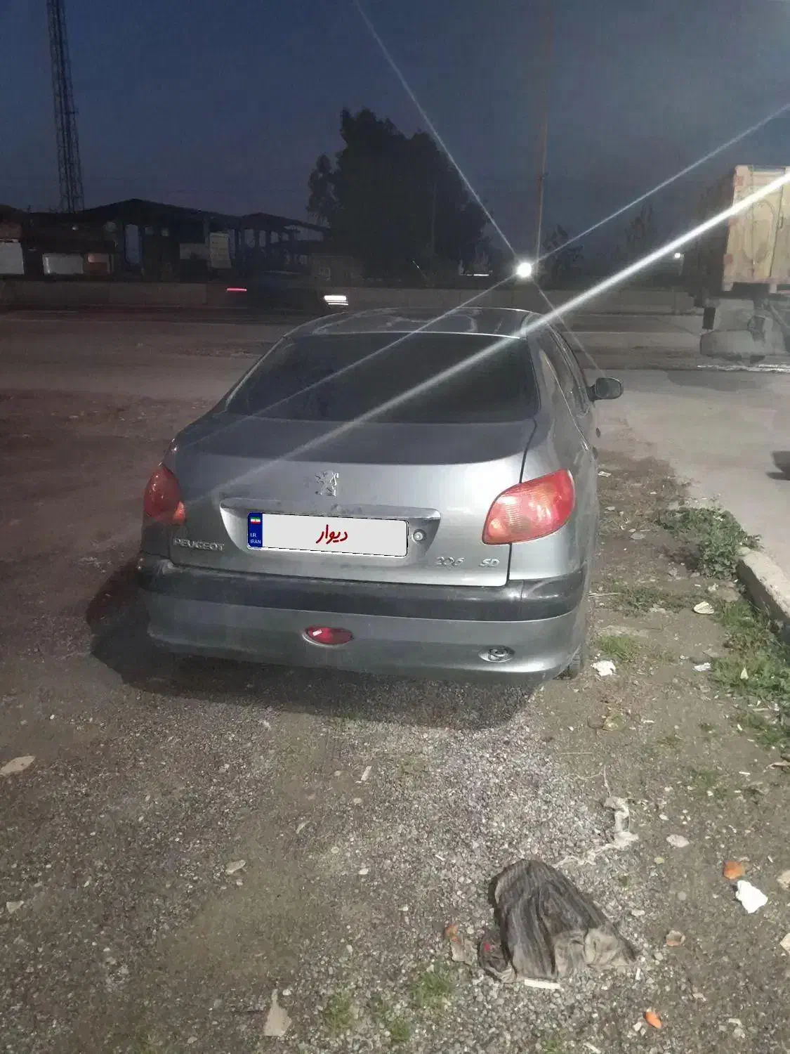 206sd مدل ۸۶|خودرو سواری و وانت|گلوگاه, |دیوار