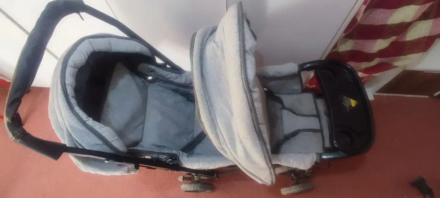 کالسکه دوقلو|کالسکه و لوازم جانبی|شاهین‌شهر, مسکن مهر|دیوار