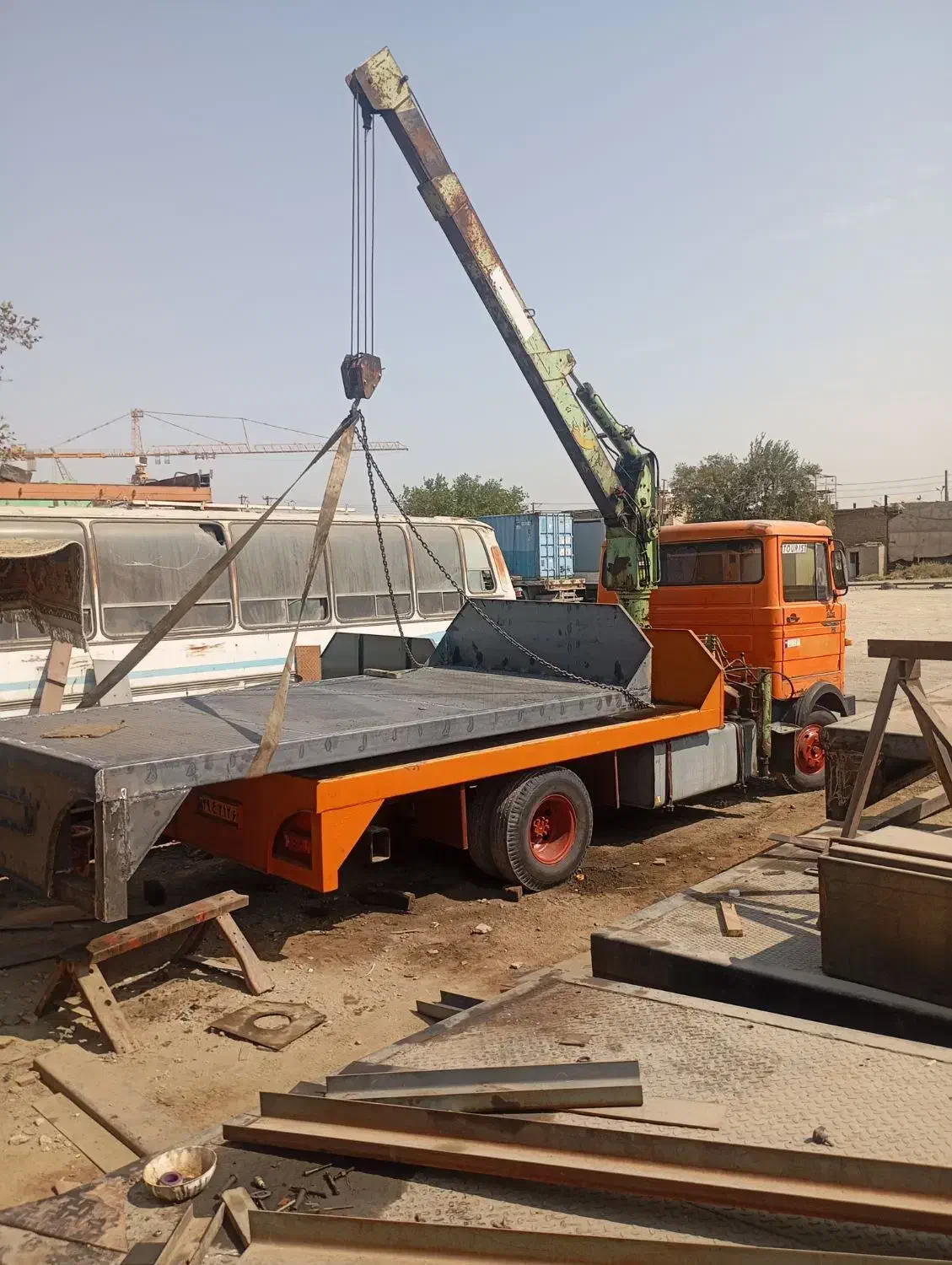 خاور608 مدل62 کارت کفی جرثقیلدار|خودرو سنگین|چهاردانگه (تهران), |دیوار