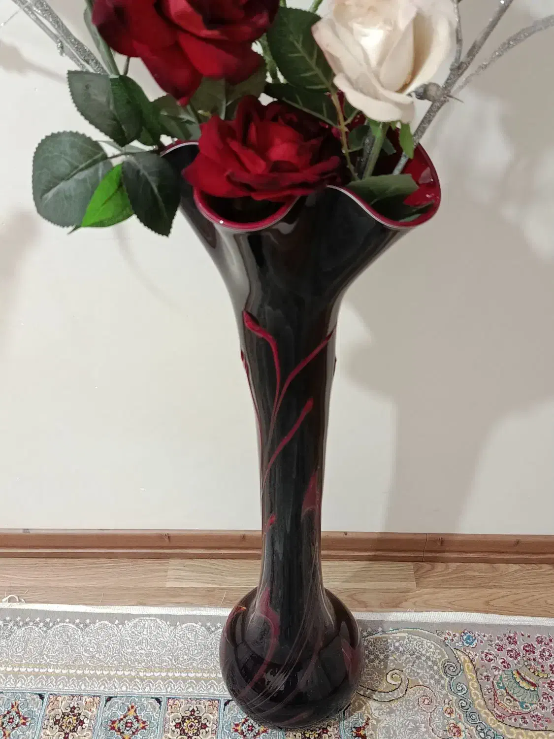 فروش گلدان با گل اشانتیون|گل مصنوعی|ارومیه, |دیوار