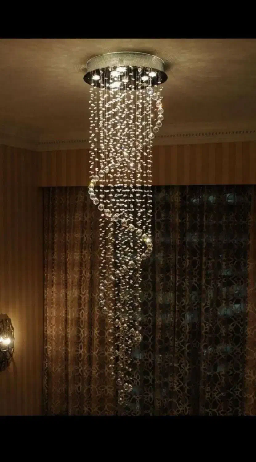 لوستر الماس. کریستالی مدل مارپیچ. AC light|لوستر و چراغ آویز|تهران, سنگلج (شاپور)|دیوار