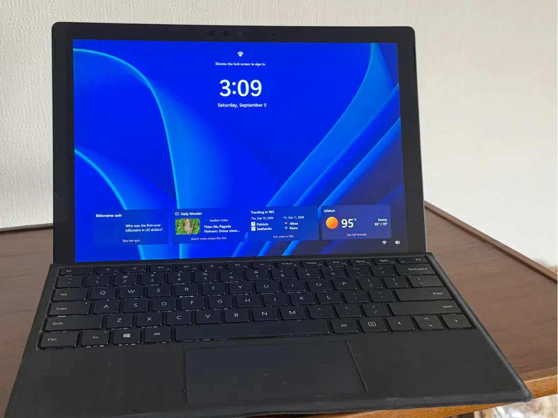 Microsoft surface pro7 i7 سرفیس|رایانه همراه|اصفهان, آبشار|دیوار