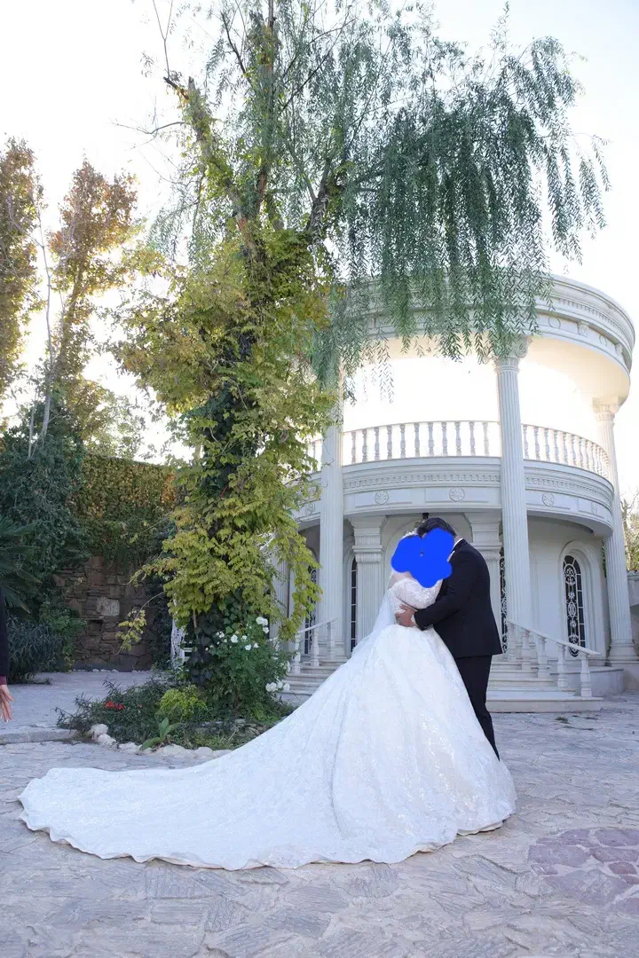 لباس عروس عربی دنباله دار سایز ۴۴تا۵۰|لباس|اصفهان, خواجه عمید|دیوار