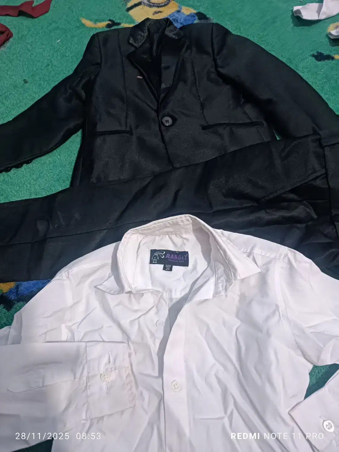 ست کت و شلوارو پیراهن برای  3 تا 4 سال فقط 500تومن|کفش و لباس بچه|خرمشهر, |دیوار