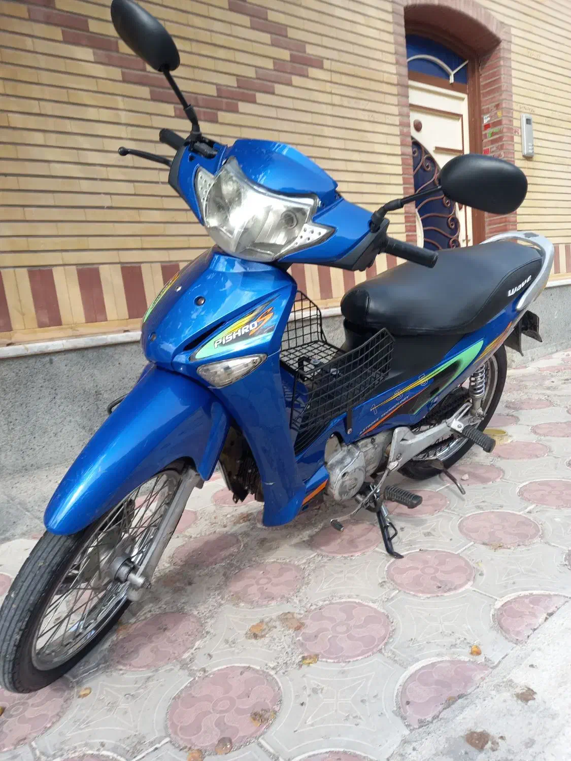 موتورویو اتوماتیک آبی پلاک ملی|موتورسیکلت|تبریز, |دیوار