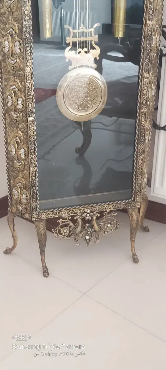 ساعت ایستاده برنزی|صنایع دستی و سایر لوازم تزئینی|فردوسیه, |دیوار