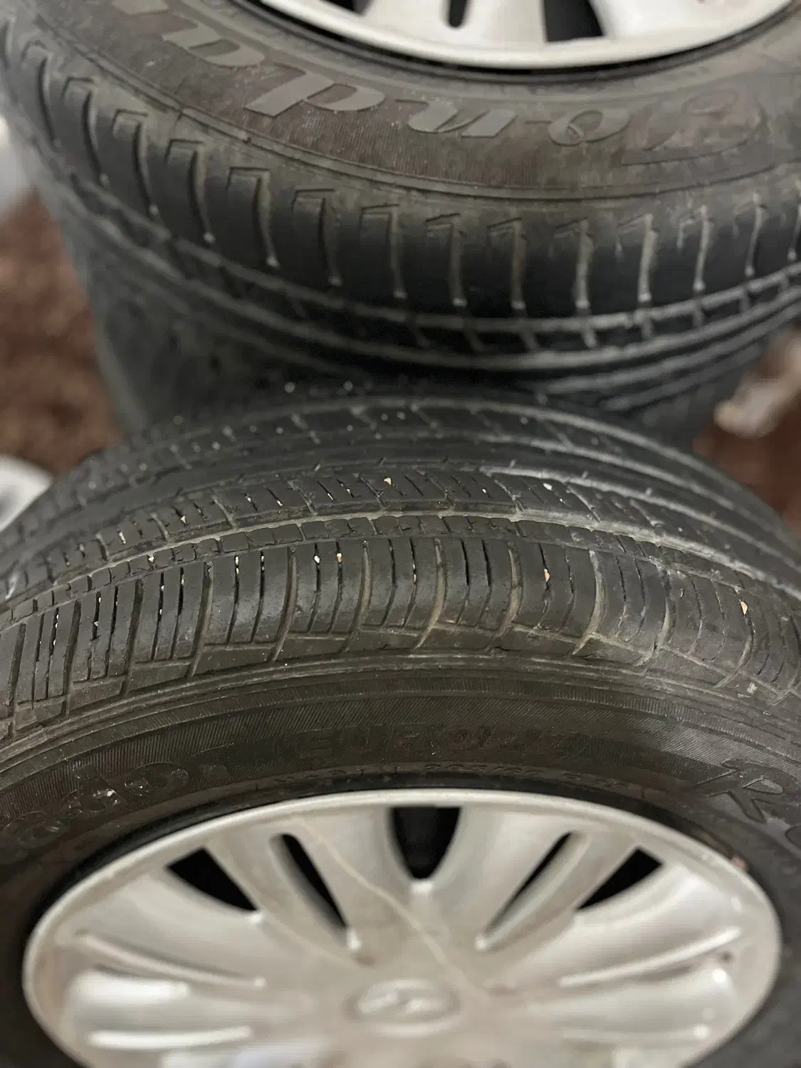 ۴جفت لاستیک سمند پرشیا ۴۰۵ بدون رینگوقالپاق|قطعات یدکی و لوازم جانبی|بندر امام خمینی, |دیوار