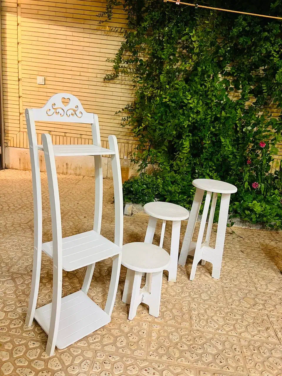 فروش استند گل و میز جلو مبلی طرح گشنیز|مبلمان خانگی و میز عسلی|شهرضا, |دیوار