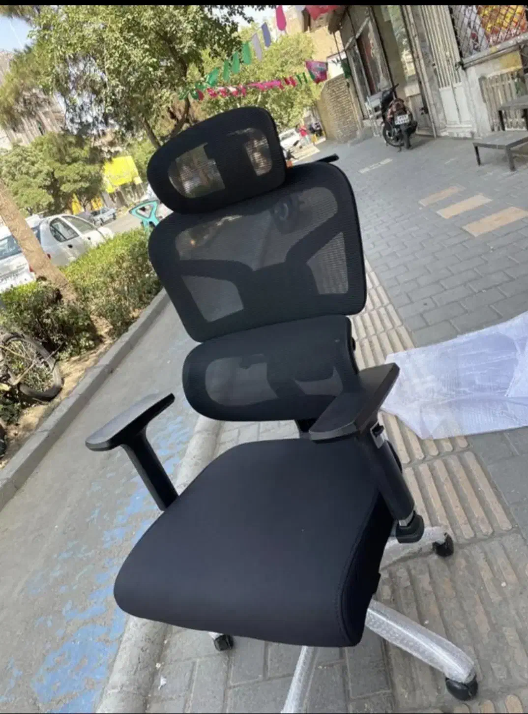 صندلی اداری پشت توری|صندلی و نیمکت|مشهد, شفا|دیوار