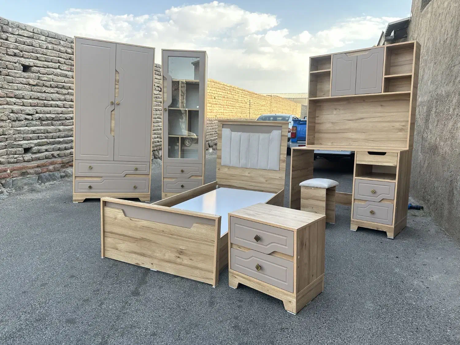 سرویس تک نفره سوزان|تخت و سرویس خواب|تبریز, |دیوار