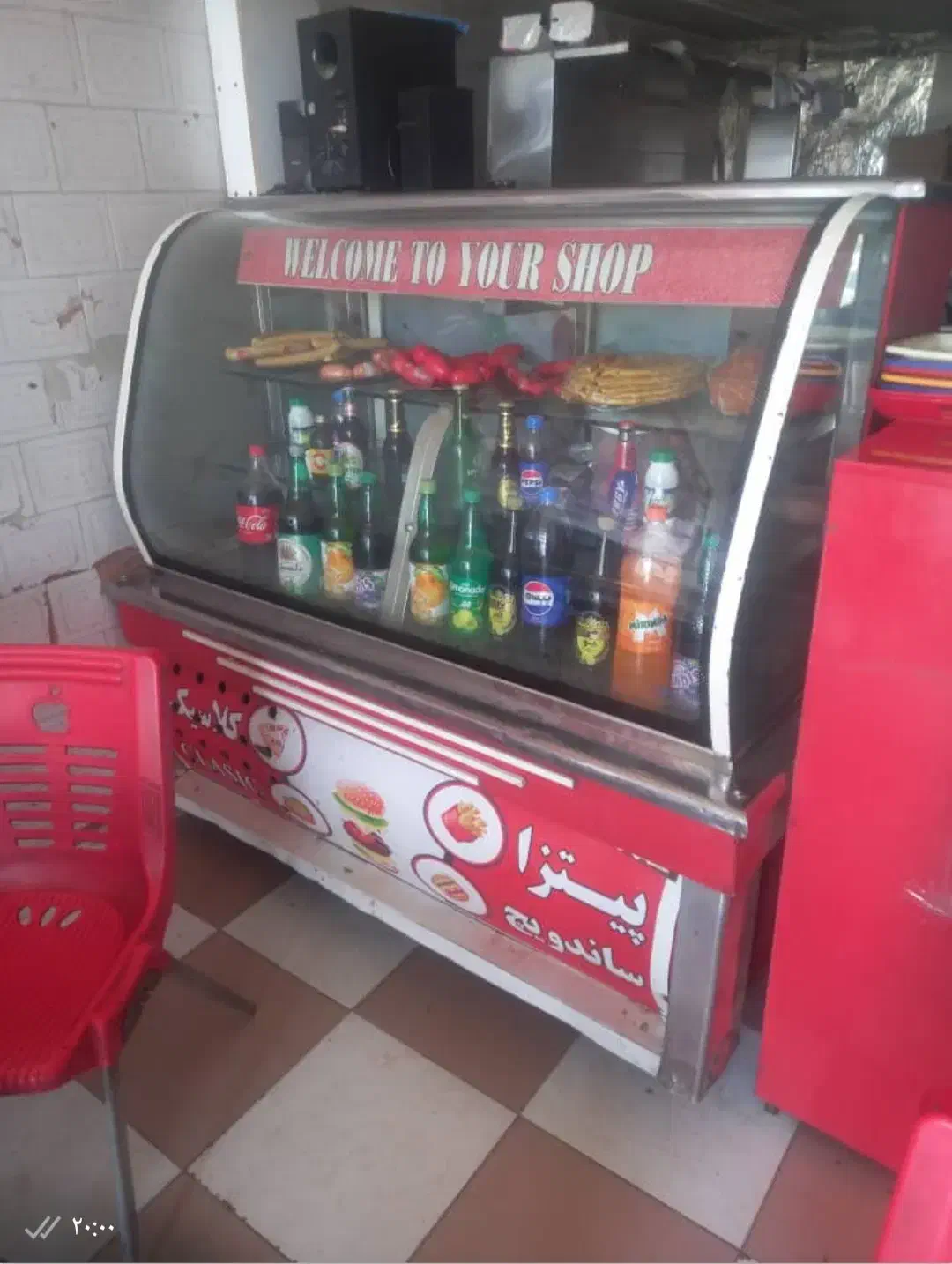 یخچال ویترینی|فروشگاه و مغازه|فسا, |دیوار